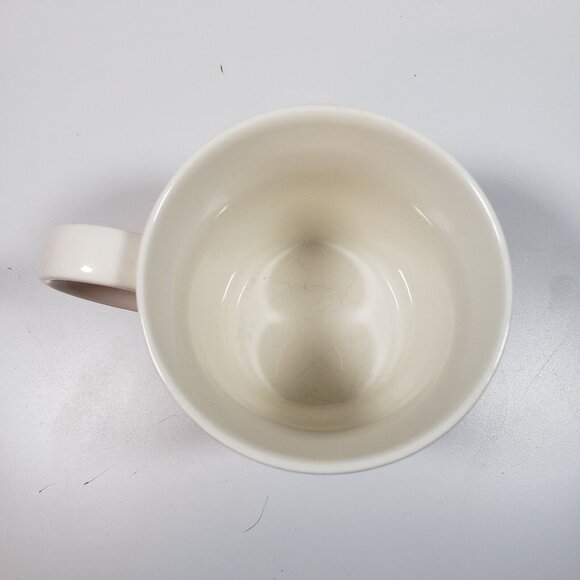 Starbucks Coffee Mug Holiday 2007 Peppermint/Snowflake Red Pink 10oz EXCELLENT!! - Picture 4 of 5